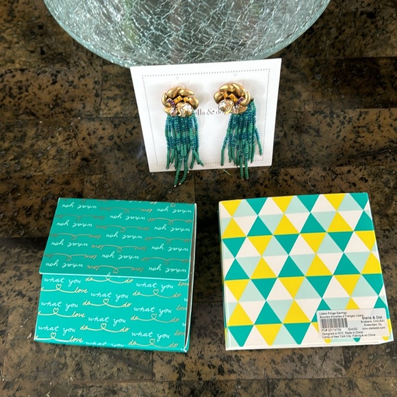 Lillian Fringe Statement Earrings - Picture 2 of 5